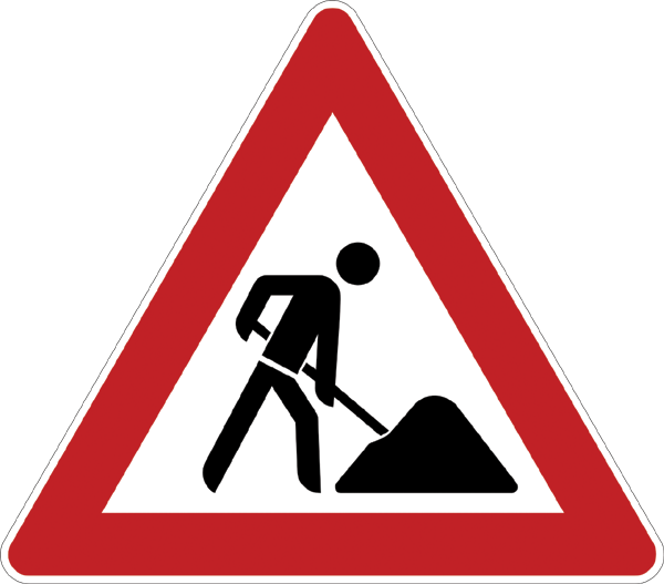 Verkehrszeichen 123: Baustelle